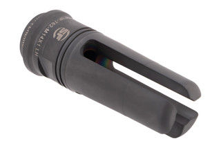 SureFire 3 Prong Flash Hider 7.62mm with M14x1LH is made of heat treated stainless steel